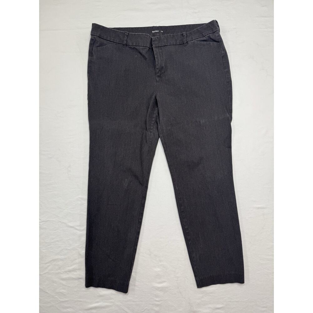 Old Navy High waisted pixie ankle pants size 16, dark grey heathered